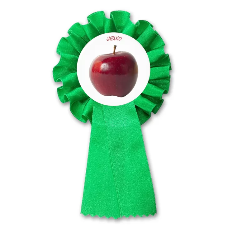 przypinka kotylion Jabłko czerwone