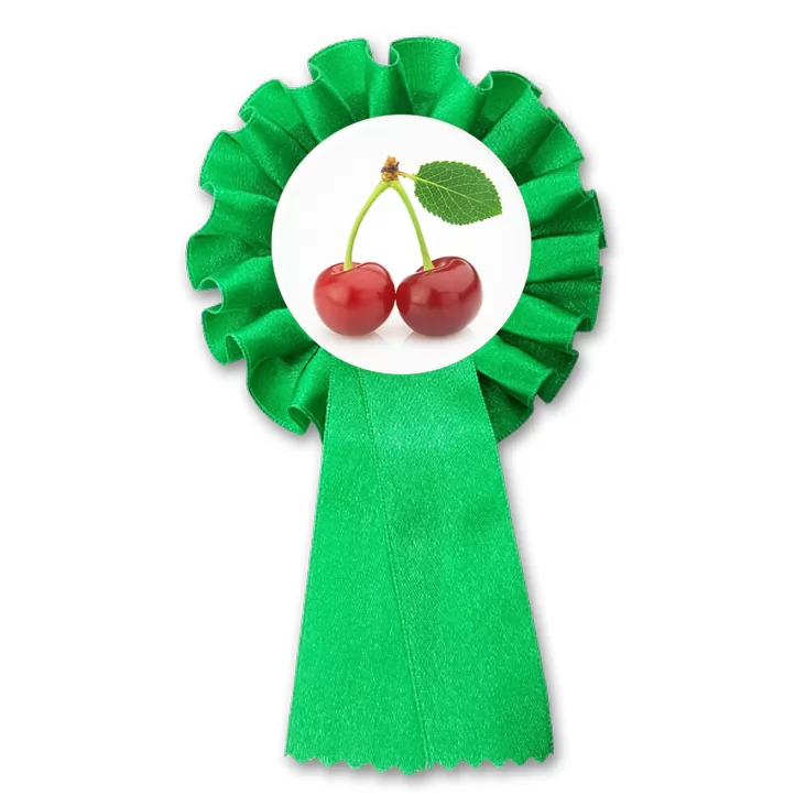 przypinka kotylion Wiśnie
