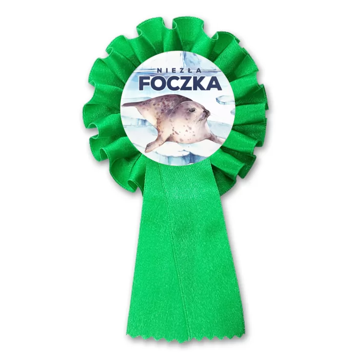 przypinka kotylion Niezła foczka