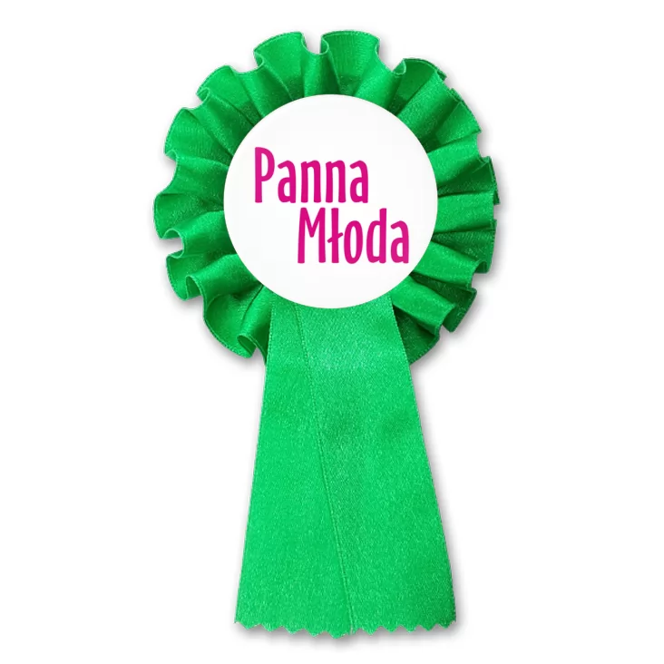 przypinka kotylion Panna Młoda