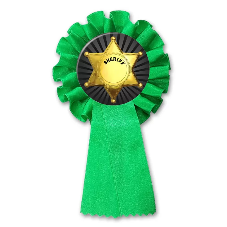 przypinka kotylion Sheriff