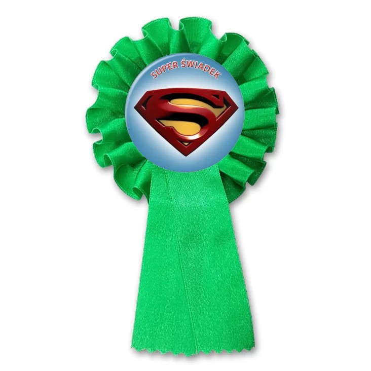 przypinka kotylion Super Świadek