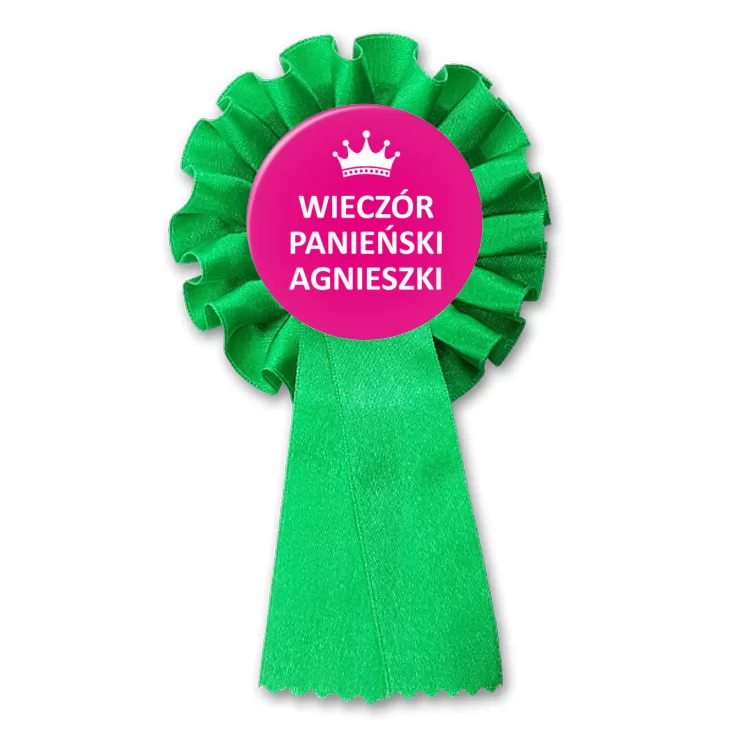 przypinka kotylion Wieczór panieński Agnieszki