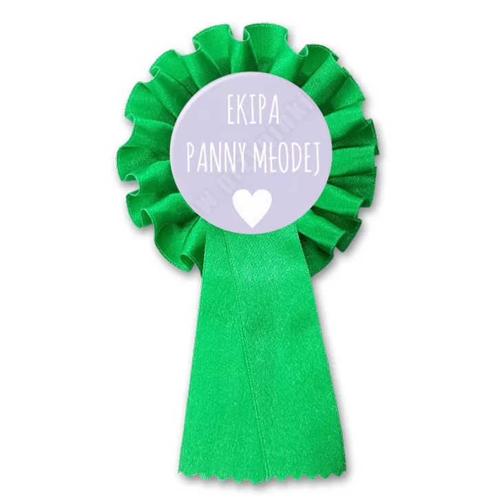 przypinka kotylion Ekipa Panny Młodej