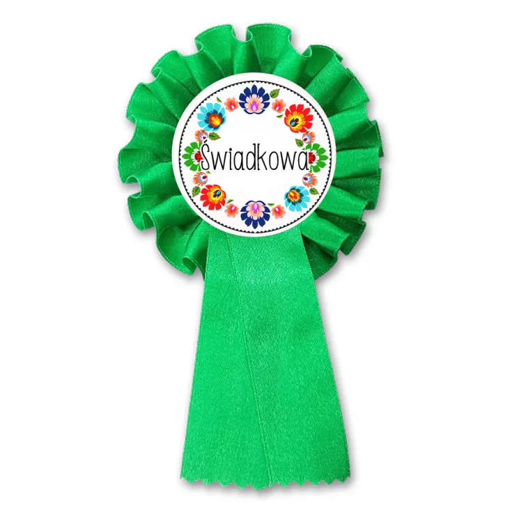 przypinka kotylion Świadkowa