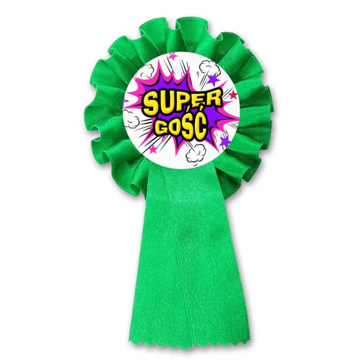 przypinka kotylion Super Gość