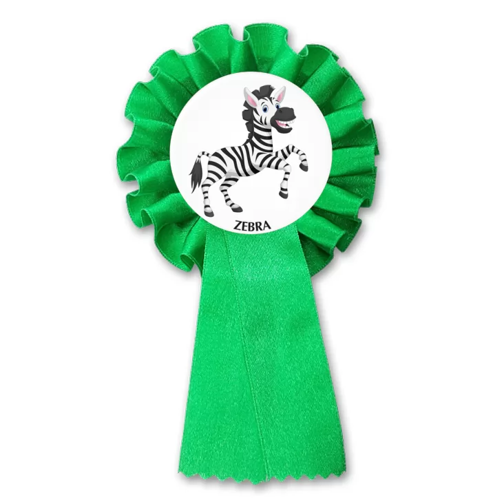 przypinka kotylion Zebra