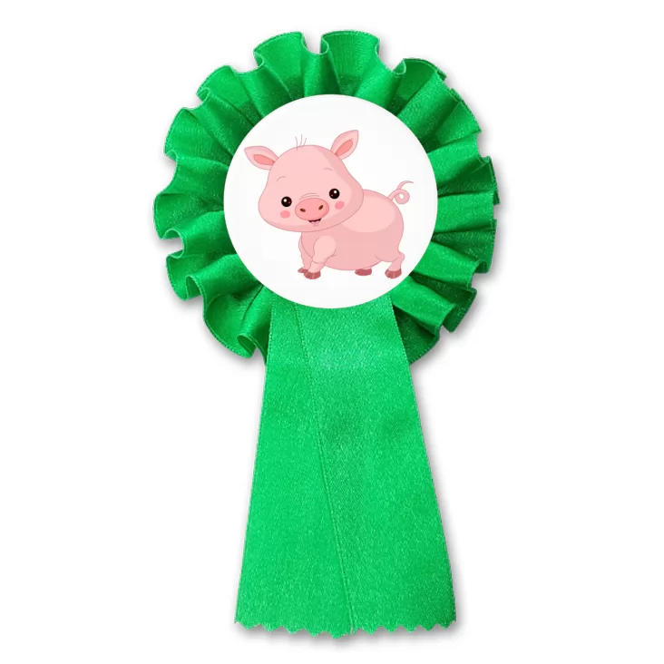 przypinka kotylion Świnka