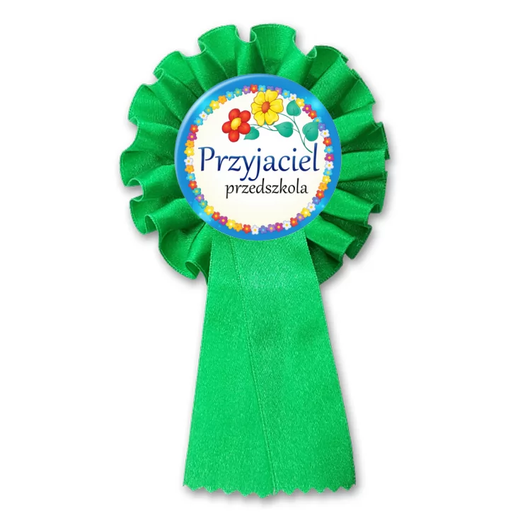 przypinka kotylion Przyjaciel Przedszkola