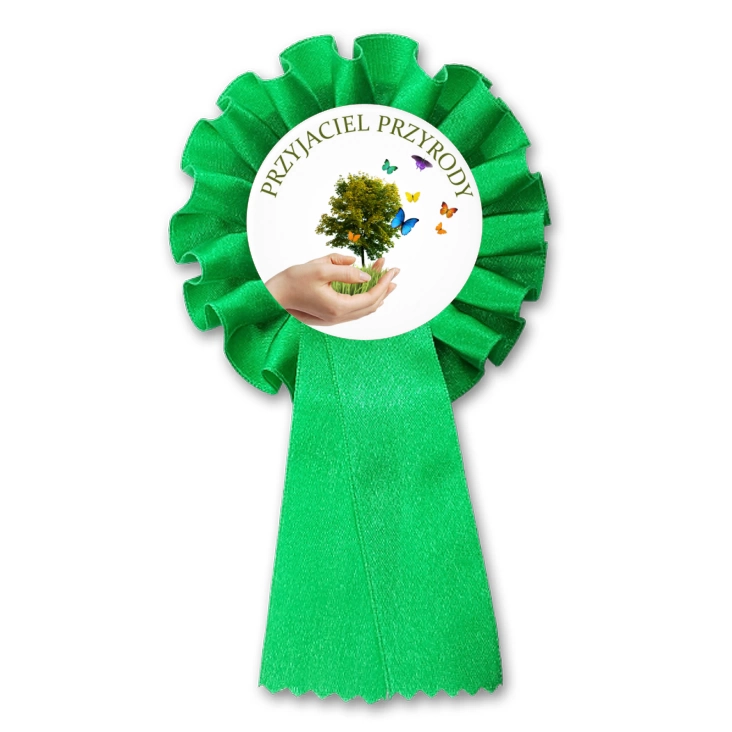 przypinka kotylion Przyjaciel przyrody