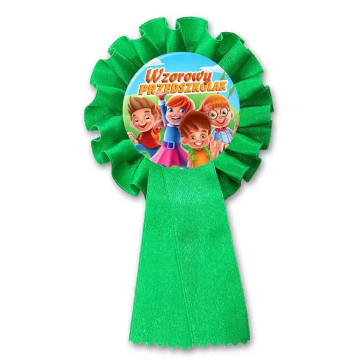 przypinka kotylion Odznaka wzorowego przedszkolaka