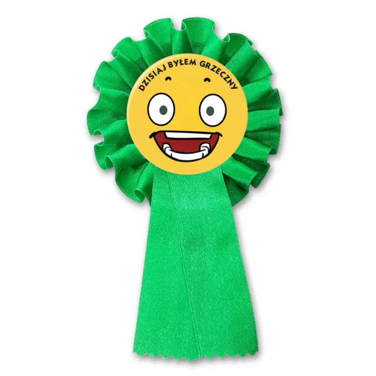 przypinka kotylion Dzisiaj byłem grzeczny