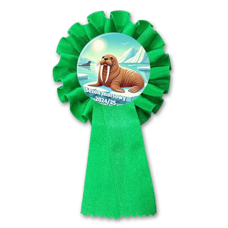 przypinka kotylion Sezon morsowy
