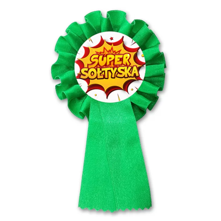 przypinka kotylion Super Sołtyska
