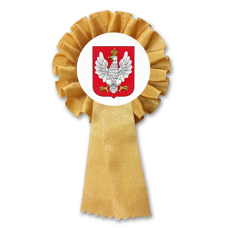 przypinka kotylion Godło Polski historyczne 1919-1927 r.