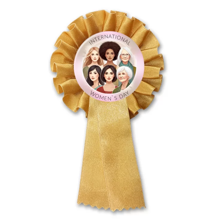 przypinka kotylion International Women`s Day