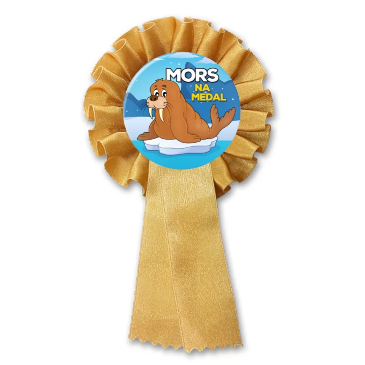 przypinka kotylion Mors na medal