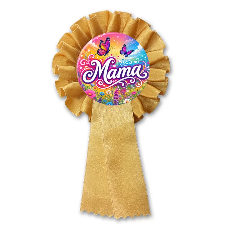 przypinka kotylion Mama i motylki