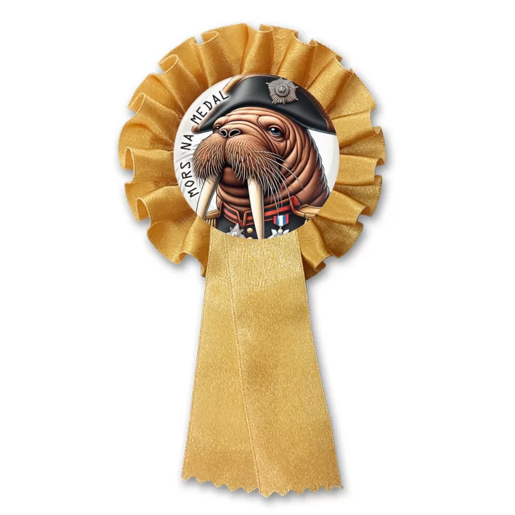 przypinka kotylion Mors z medalami