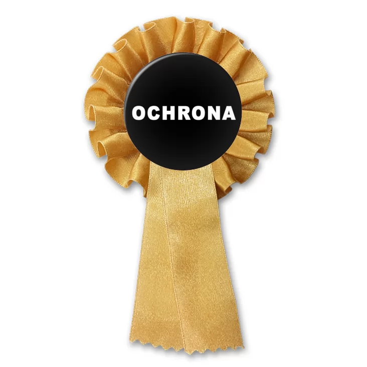 przypinka kotylion Ochroniarz
