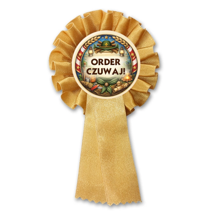 przypinka kotylion Order Czuwaj