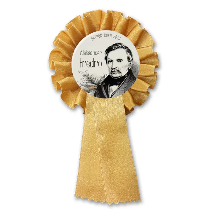 przypinka kotylion Aleksander Fredro patron 2023