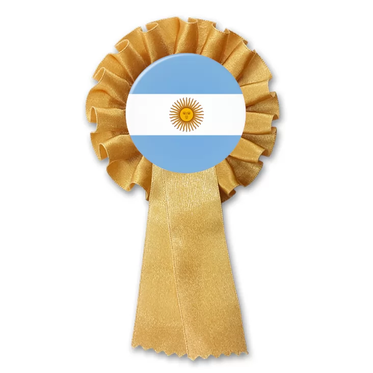 przypinka kotylion Argentyna