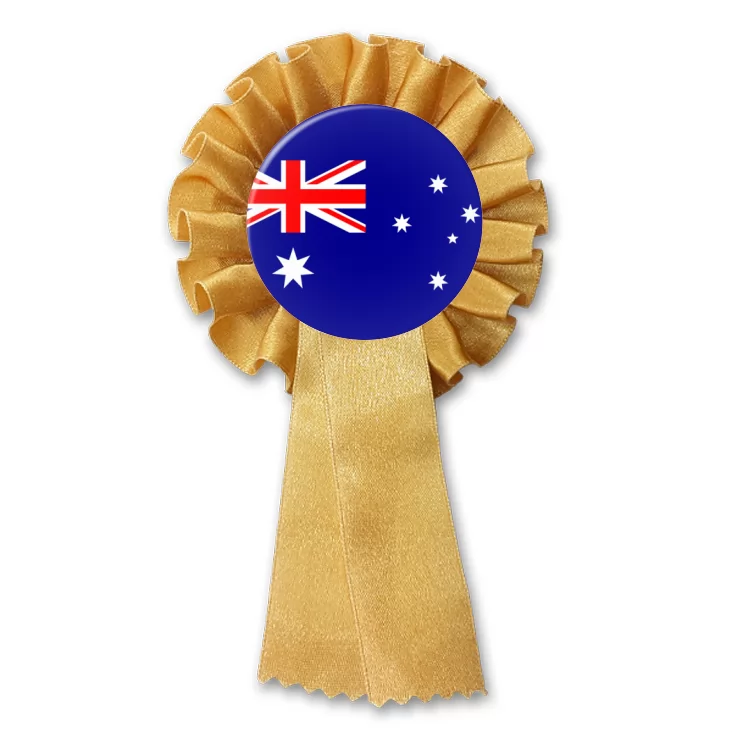 przypinka kotylion Australia