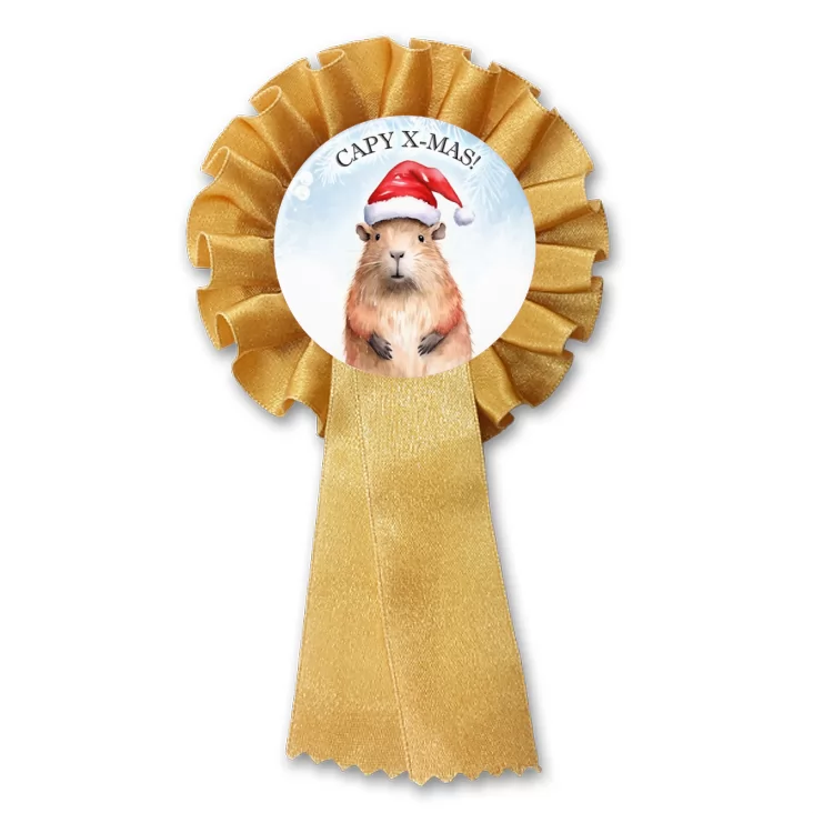 przypinka kotylion Capy x-mas