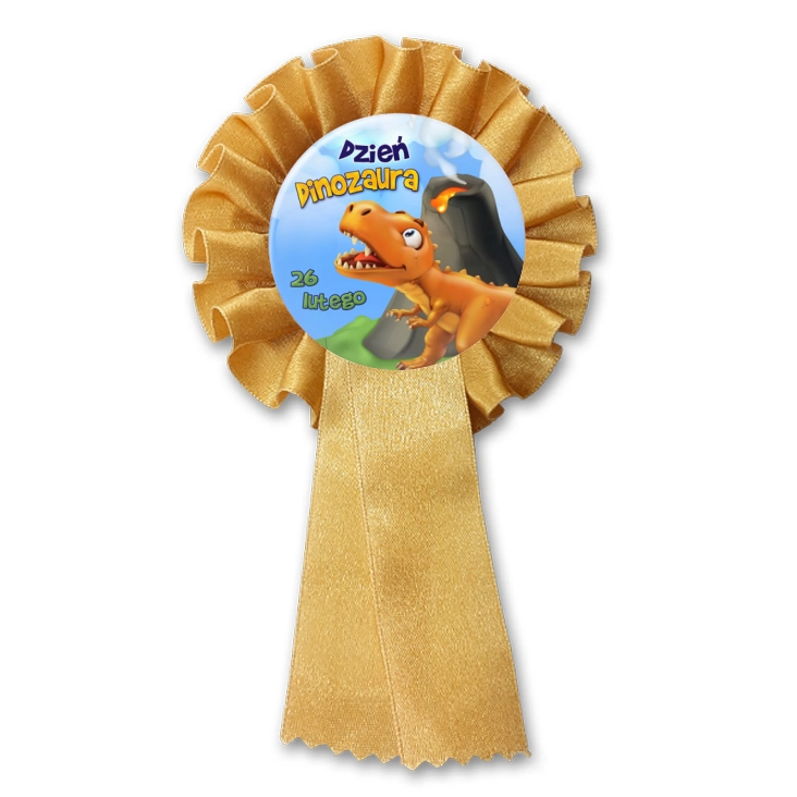 przypinka kotylion Dzień Dinozaura