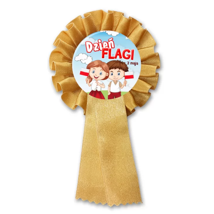 przypinka kotylion Dzień flagi Dzieci