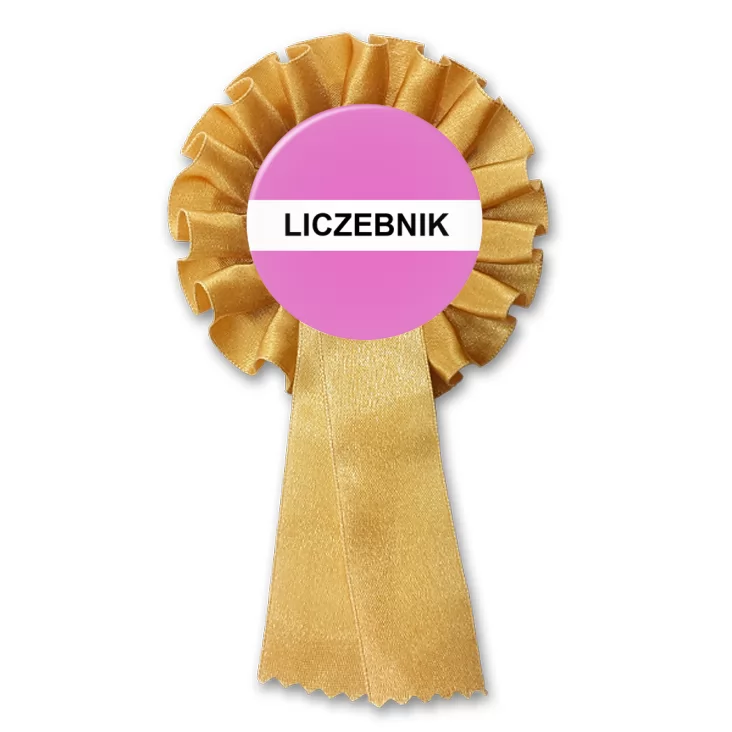 przypinka kotylion Gramatyka liczebnik