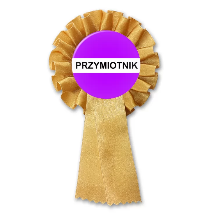 przypinka kotylion Gramatyka przymiotnik