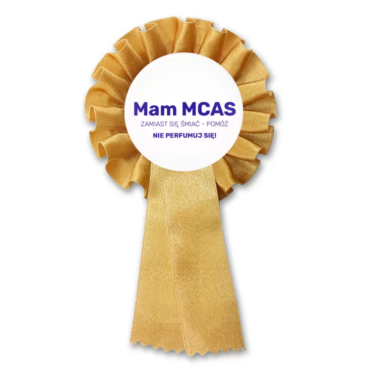 przypinka kotylion Mam MCAS