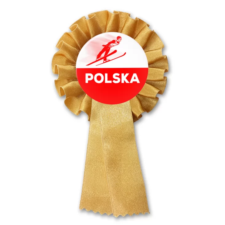 przypinka kotylion Skoki narciarskie Polska
