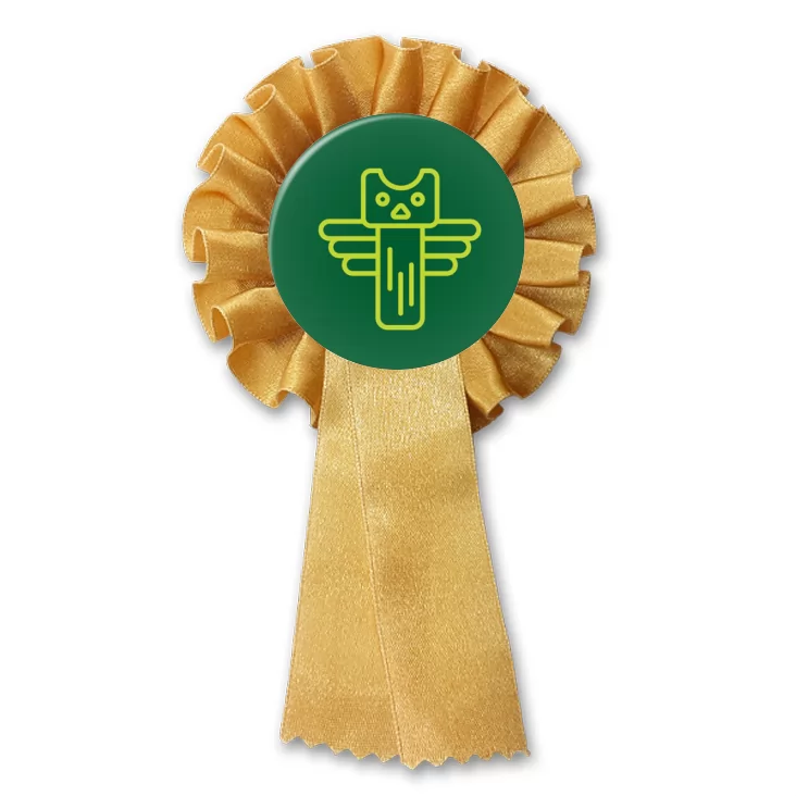 przypinka kotylion Sprawność harcerz totem