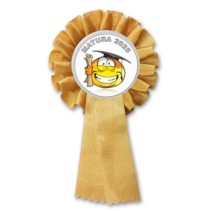 przypinka kotylion Matura bużka w birecie