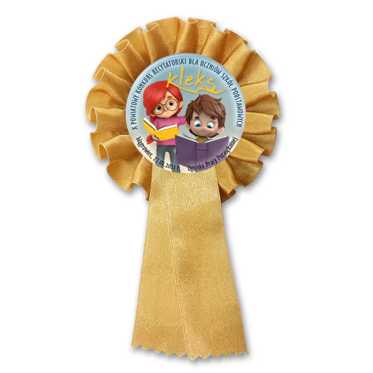 przypinka kotylion Kleks 2021