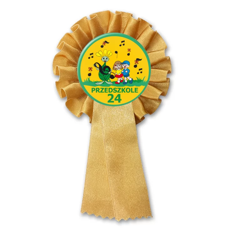 przypinka kotylion Przedszkole nr 24 w Poznaniu