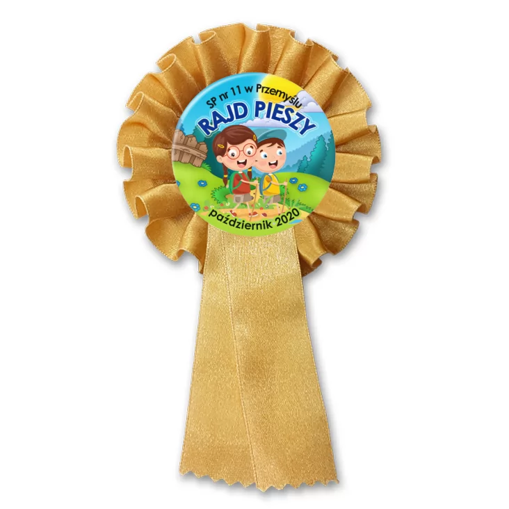 przypinka kotylion Rajd pieszy SP nr 11 w Przemyślu