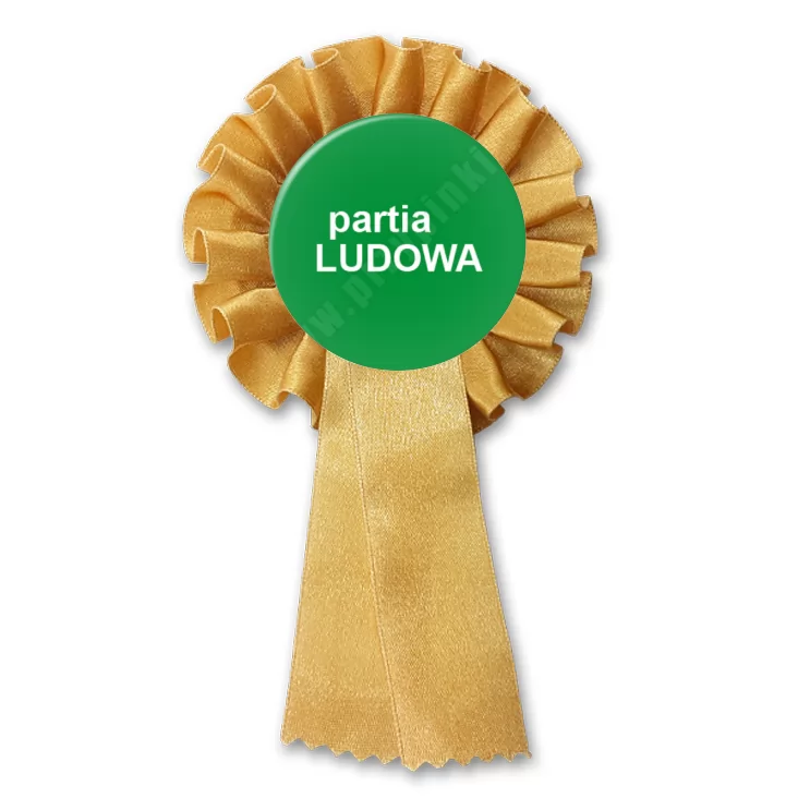 przypinka kotylion Partia ludowa