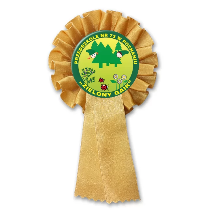 przypinka kotylion Przedszkole nr 73 w Poznaniu 