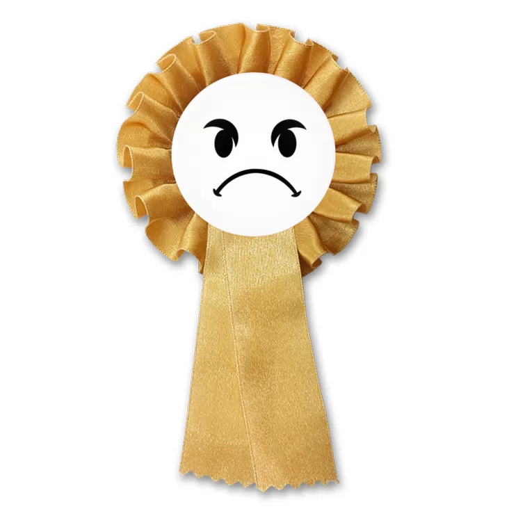 przypinka kotylion Buźka