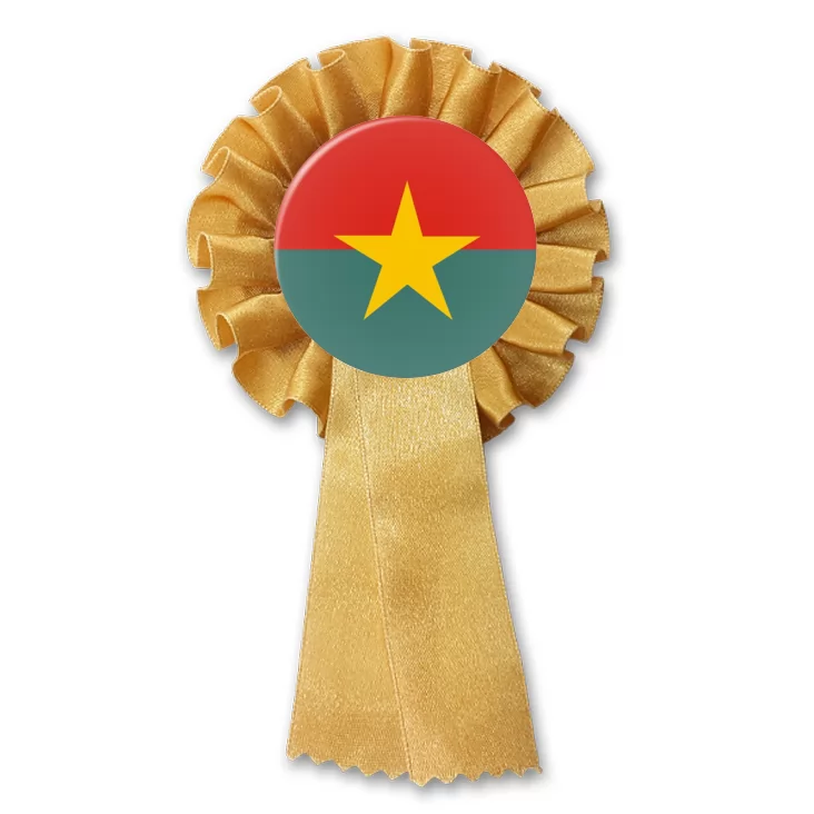 przypinka kotylion burkinaf