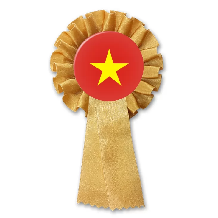 przypinka kotylion nvietnam