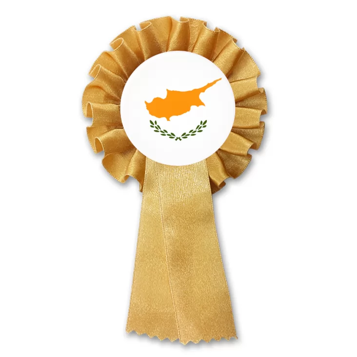 przypinka kotylion Cypr