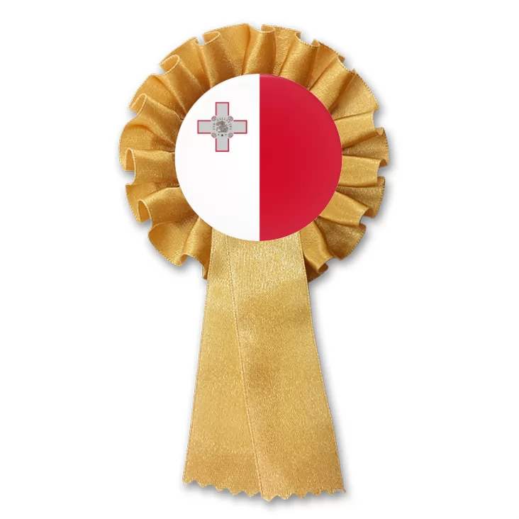 przypinka kotylion Flaga Malta