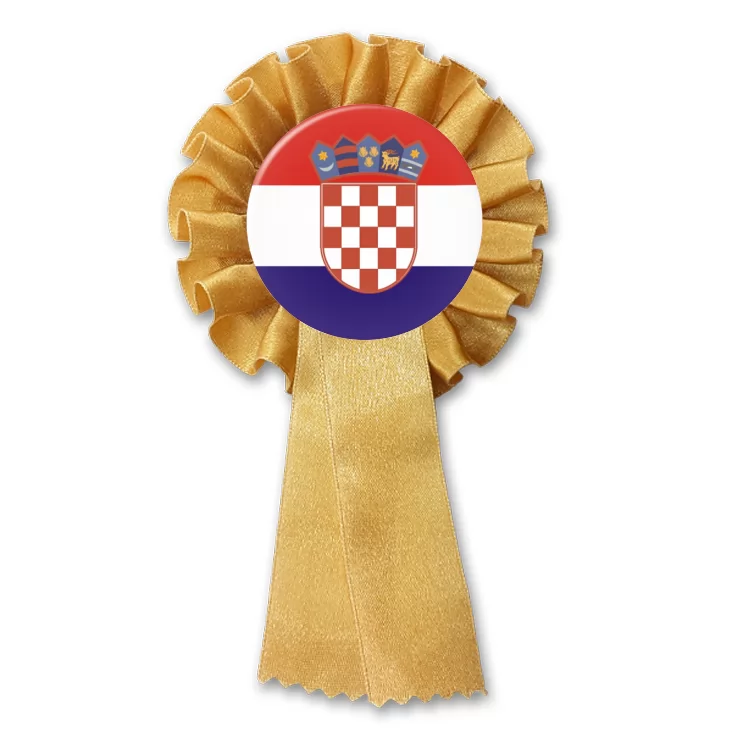 przypinka kotylion Flaga Chrowacja