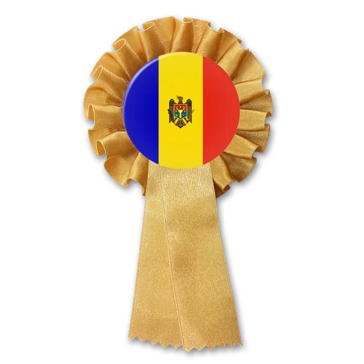przypinka kotylion Flaga Mołdawia