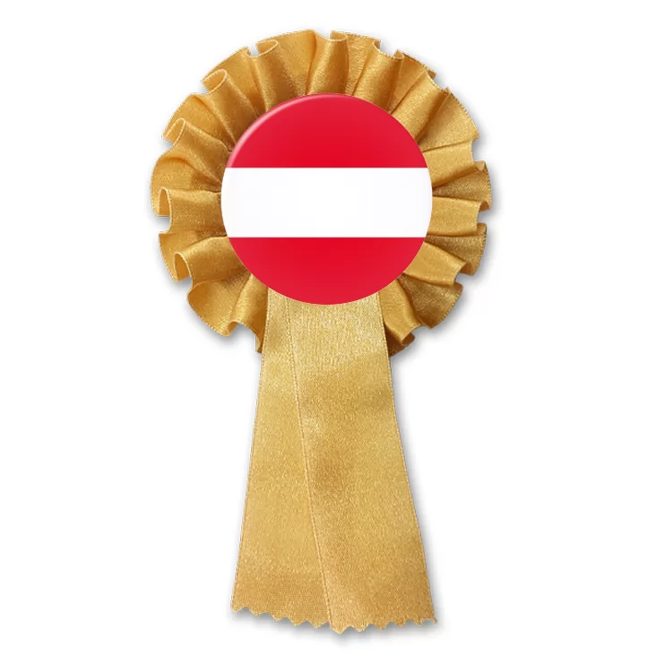 przypinka kotylion Flaga Austria